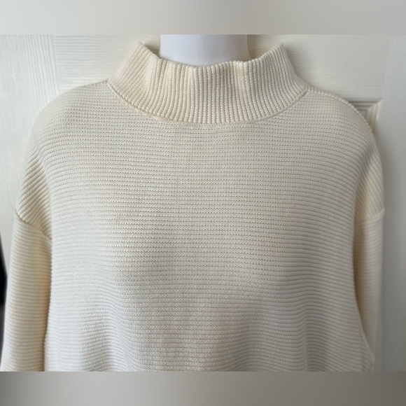 Madewell Cream Ribbed Knit Blouse - Picture 4 of 11
